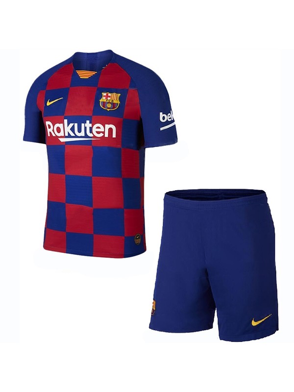 maillot ensemble enfant barcelone 2019-2020 domicile